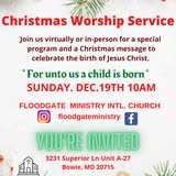 Archive Christmas worship service invitation